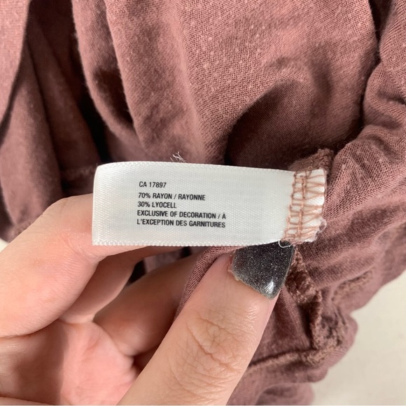 CLEARANCE -- Gap Brown Lace-Trim Tank Top – Soft Rayon Blend, Size Small - Picture 7 of 7